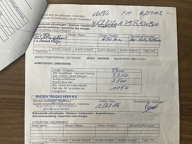 2010 volvo fm hydraulische laadklep - airco - automaat - afbeelding 49 van  57