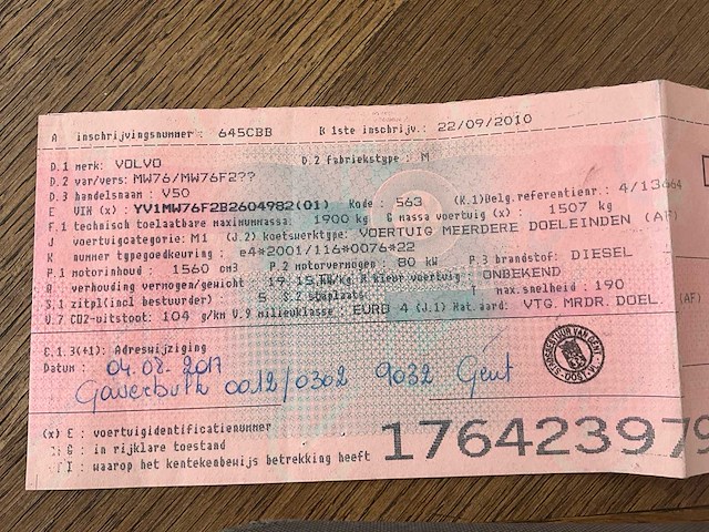 2010 volvo v50 personenauto - afbeelding 16 van  23