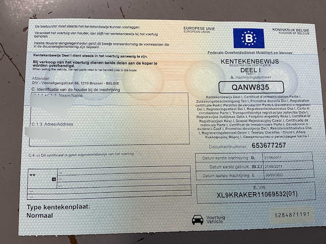 2011 - kraker trailers - walking floor - afbeelding 16 van  16