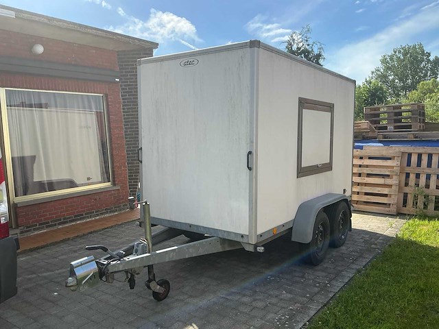 2011 atec gesloten aanhangwagen aanhangwagen - afbeelding 1 van  17