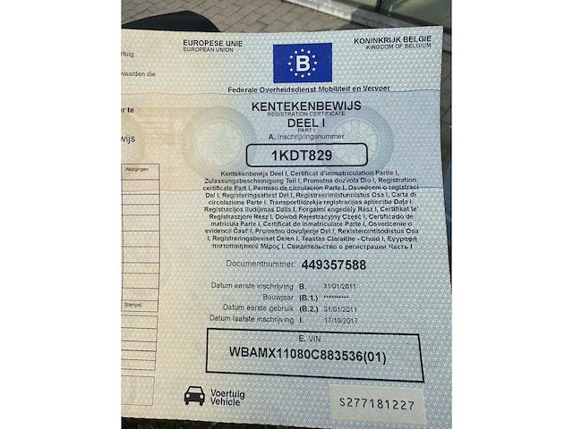 2011 bmw 5 reeks - afbeelding 3 van  11