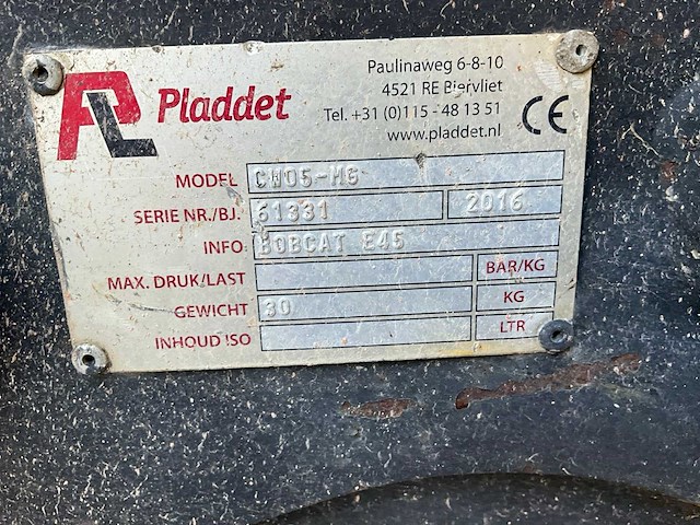 2011 bobcat e45 rupsgraafmachine - afbeelding 19 van  28