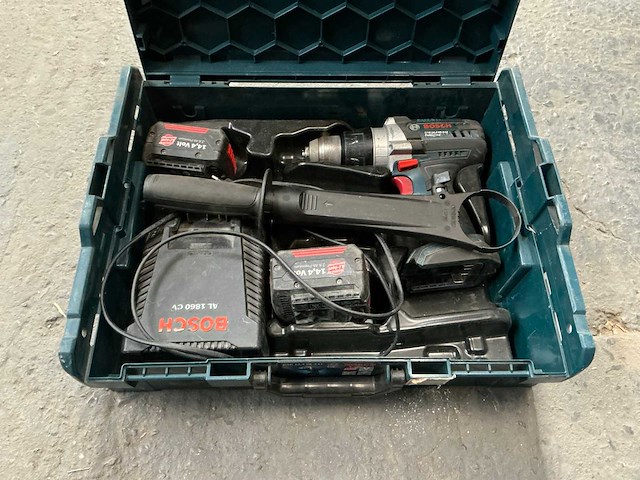 2011 bosch gsr 14,4ve-2-li schroefboormachine - afbeelding 1 van  8