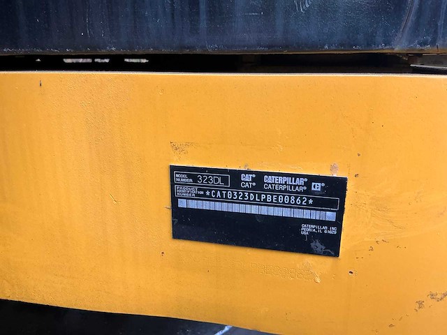 2011 caterpillar 323dl rupsgraafmachine - afbeelding 19 van  26