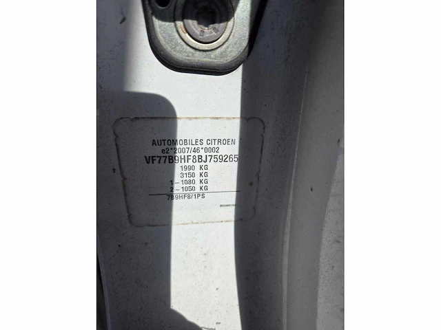 2011 citroën berlingo - bedrijfswagen - afbeelding 5 van  14