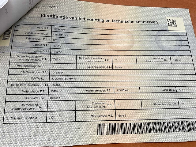 2011 citroen c5 personenauto - afbeelding 29 van  30