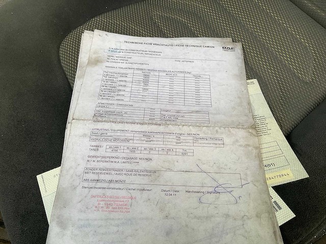 2011 daf fa cf 75 frigovrachtwagen - afbeelding 39 van  50