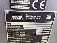 2011 deutz-fahr agrotron ttv 630 landbouwtractor 4wd - afbeelding 28 van  46