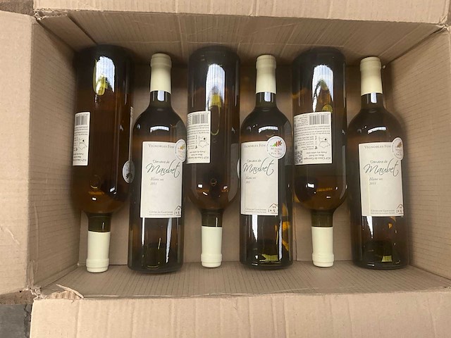2011 domaine de maubet witte wijn (8x) - afbeelding 2 van  6