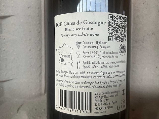 2011 domaine de maubet witte wijn (8x) - afbeelding 5 van  6