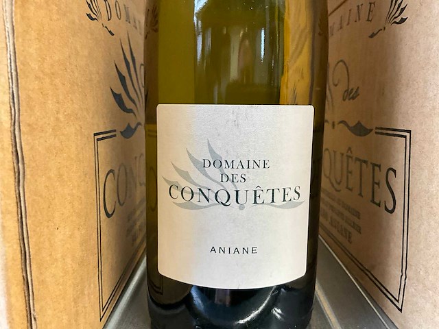 2011 domaines des conquêtes aniane witte wijn (23x) - afbeelding 2 van  3