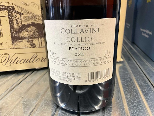 2011 eugenio collavini broy witte wijn (30x) - afbeelding 2 van  3