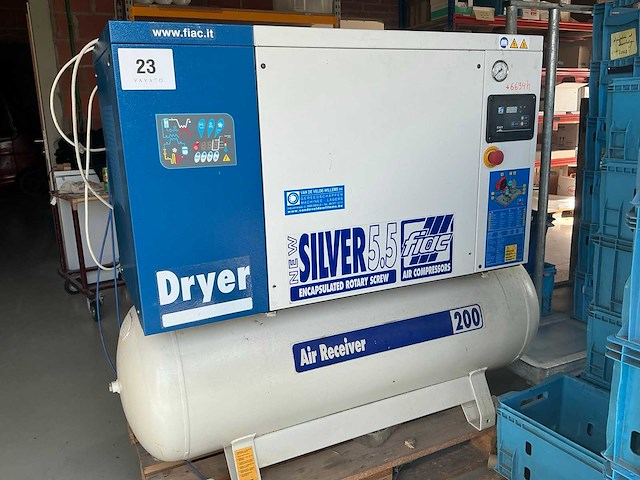 2011 fiac silver-8 schroefcompressor - afbeelding 1 van  10