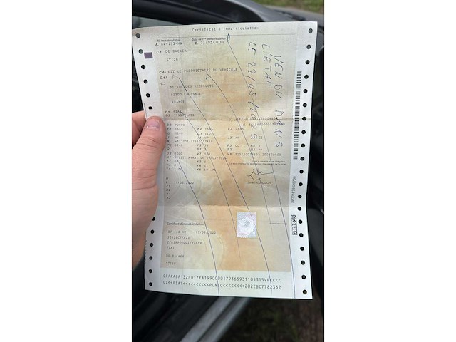 2011 fiat punto personenauto - afbeelding 26 van  33