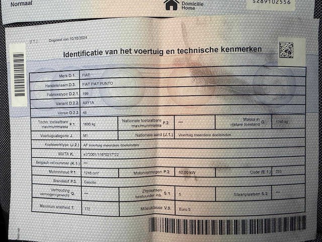 2011 fiat punto - afbeelding 11 van  21