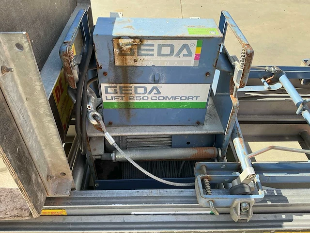 2011 geda lift 250 comfort bouwlift - afbeelding 12 van  12