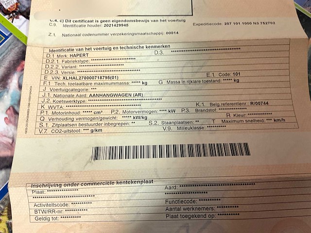 2011 hapert al2700 aanhangwagen - afbeelding 14 van  25