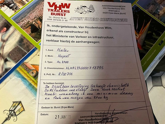2011 hapert al2700 aanhangwagen - afbeelding 17 van  25
