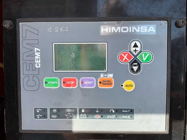 2011 himoinsa hyw 20 stroomgenerator 20kva- geluidgedempt - diesel - afbeelding 2 van  12