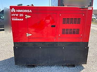 2011 himoinsa hyw 20 stroomgenerator 20kva- geluidgedempt - diesel - afbeelding 8 van  12