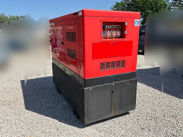 2011 himoinsa hyw 20 stroomgenerator 20kva- geluidgedempt - diesel - afbeelding 9 van  12