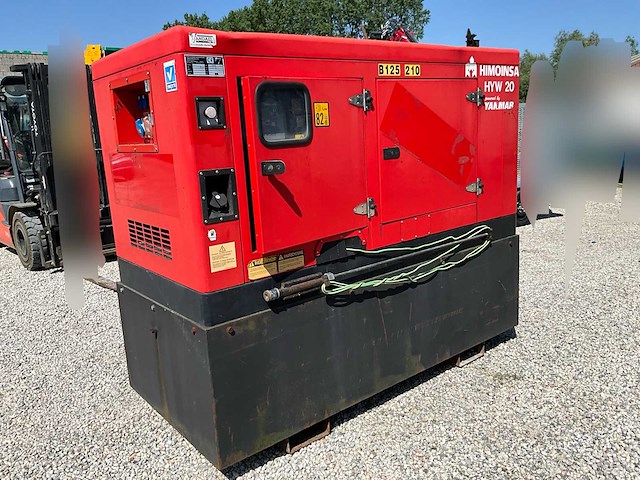 2011 himoinsa hyw 20 stroomgenerator 20kva- geluidgedempt - diesel - afbeelding 11 van  12