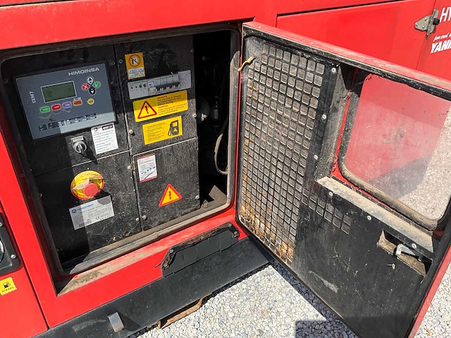 2011 himoinsa hyw35 stoomgenerator - 35 kva - yanmar motor - geluidsarm - afbeelding 2 van  20