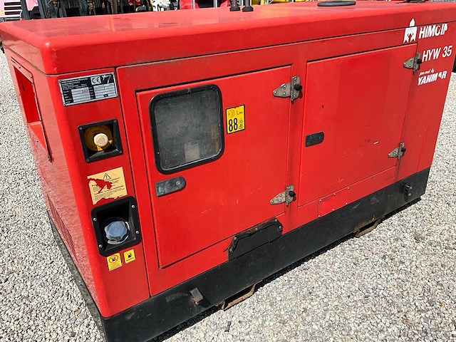 2011 himoinsa hyw35 stoomgenerator - 35 kva - yanmar motor - geluidsarm - afbeelding 19 van  20