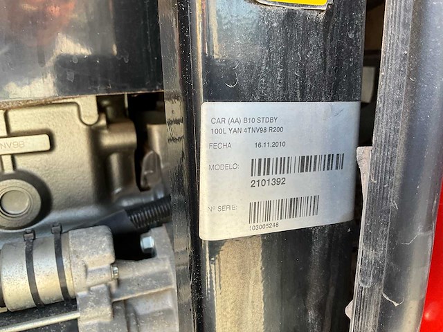 2011 himoinsa hyw35 stoomgenerator - 35 kva - yanmar motor - geluidsarm - afbeelding 10 van  20