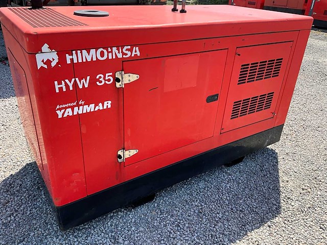 2011 himoinsa hyw35 stoomgenerator - 35 kva - yanmar motor - geluidsarm - afbeelding 15 van  20