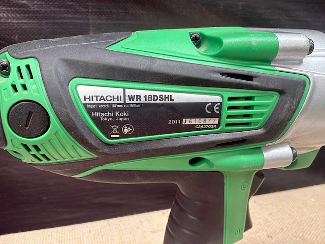 2011 hitachi wr 18dshl slagmoersleutel - afbeelding 5 van  5
