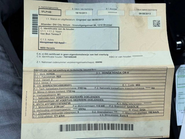 2011 honda cr-v - afbeelding 21 van  28