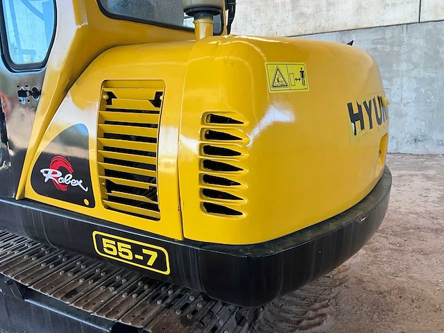 2011 hyundai r55-7 rupsgraafmachine - afbeelding 11 van  25