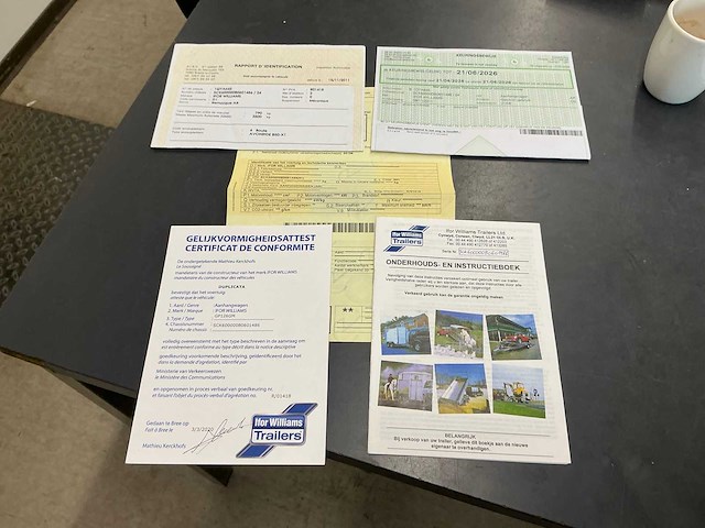 2011 i for williams gp126gm aanhangwagen machine transport - afbeelding 19 van  19