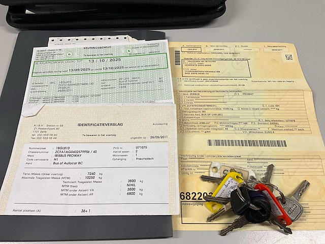 2011 irisbus-iveco stadsbus proway touringcar - afbeelding 6 van  6