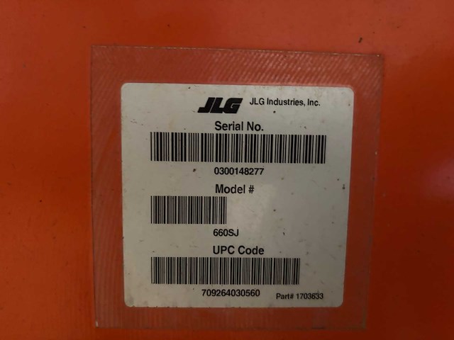 2011 jlg 660sj hoogwerker - afbeelding 10 van  21
