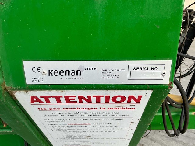 2011 keenan mf34284 voermengwagen - afbeelding 14 van  27