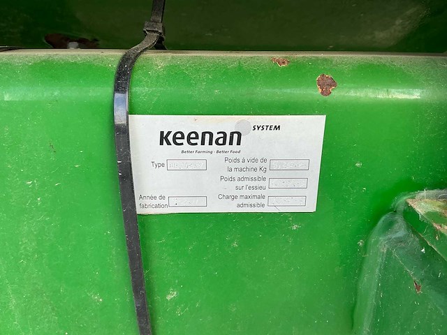 2011 keenan mf34284 voermengwagen - afbeelding 4 van  17