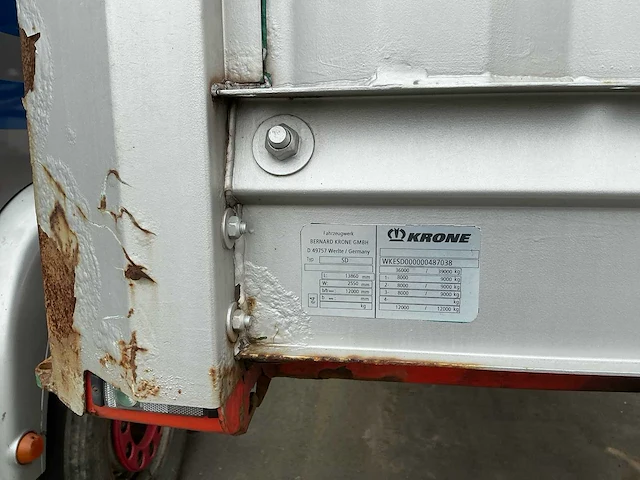 2011 krone sd27 origin oplegger - afbeelding 17 van  21