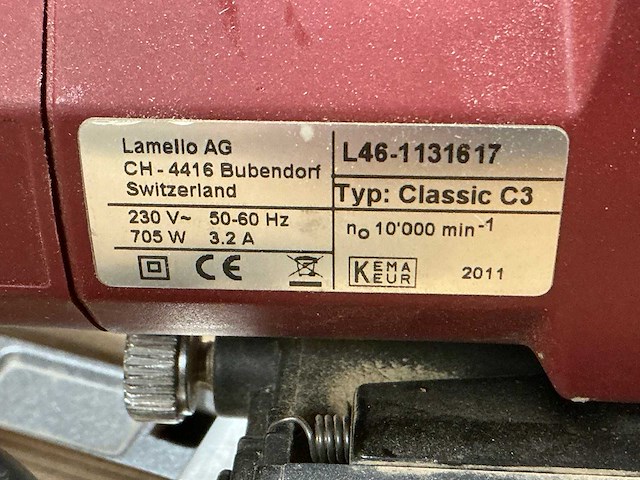 2011 lamello classic c3 groeffreesmachine - afbeelding 3 van  5
