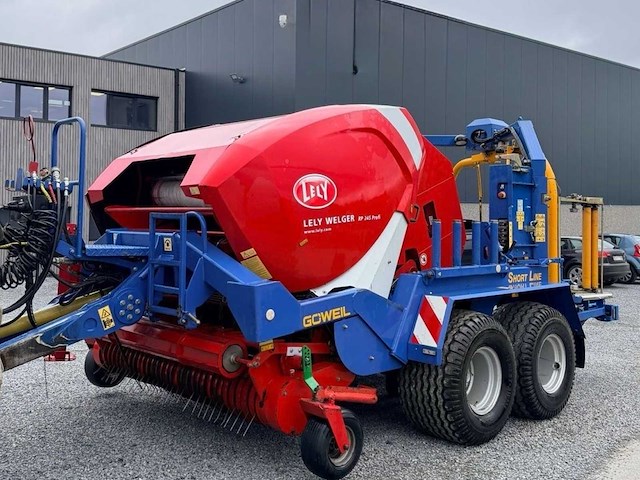 2011 lely welger rp 245 profi ronde balenmachine + göweil g5040 kombi - afbeelding 1 van  16