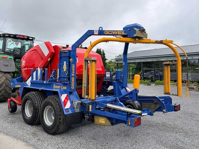 2011 lely welger rp 245 profi ronde balenmachine + göweil g5040 kombi - afbeelding 11 van  16