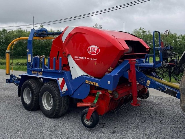 2011 lely welger rp 245 profi ronde balenmachine + göweil g5040 kombi - afbeelding 9 van  16