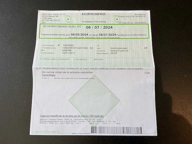 2011 lemeire lem-1001 marktwagen - afbeelding 2 van  3