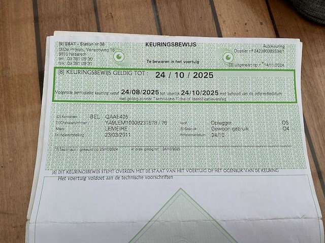 2011 lemeire lem 1100 verkoopwagen - afbeelding 60 van  72