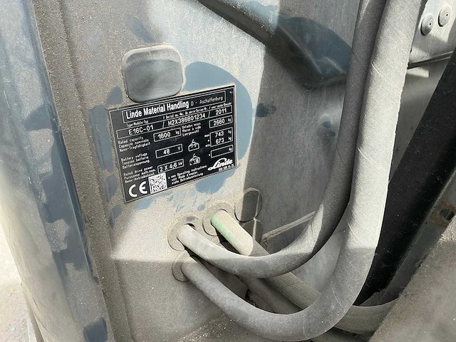 2011 linde e16c-01 elektrische heftruck - afbeelding 10 van  10