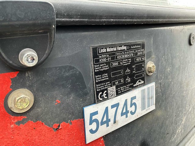 2011 linde h30d-01 vorkheftruck - afbeelding 5 van  23