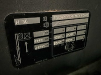 2011 linde h30t-01 vorkheftruck (68031-313) - afbeelding 9 van  9