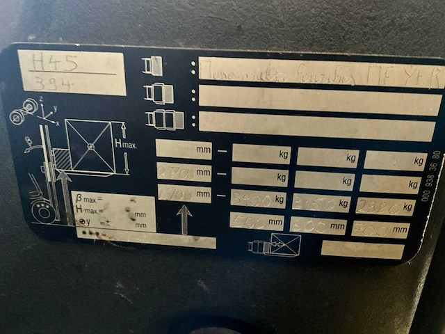 2011 linde h45t-01 vorkheftruck (68046-76) - afbeelding 15 van  15