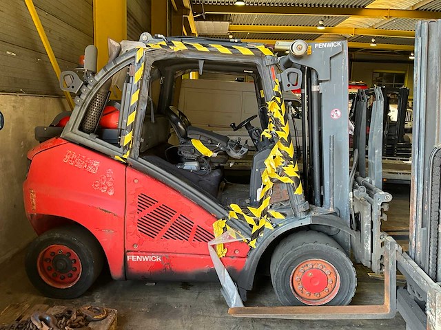 2011 linde h45t-01 vorkheftruck (80450-23) - afbeelding 1 van  8